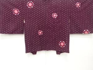 絞り　花模様　羽織